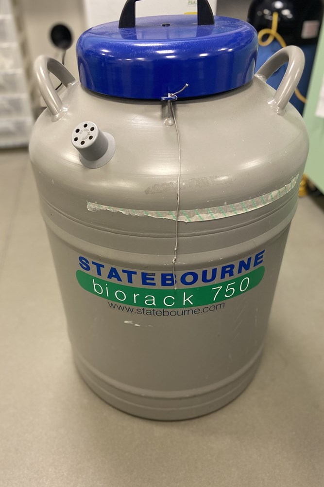 Liquid Nitrogen dewar, 35L, holds 750×2mL vials