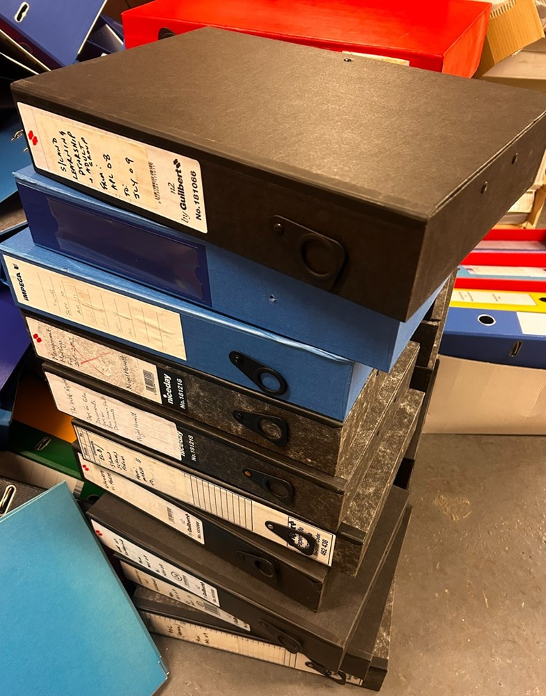 Storage Boxes with Labels