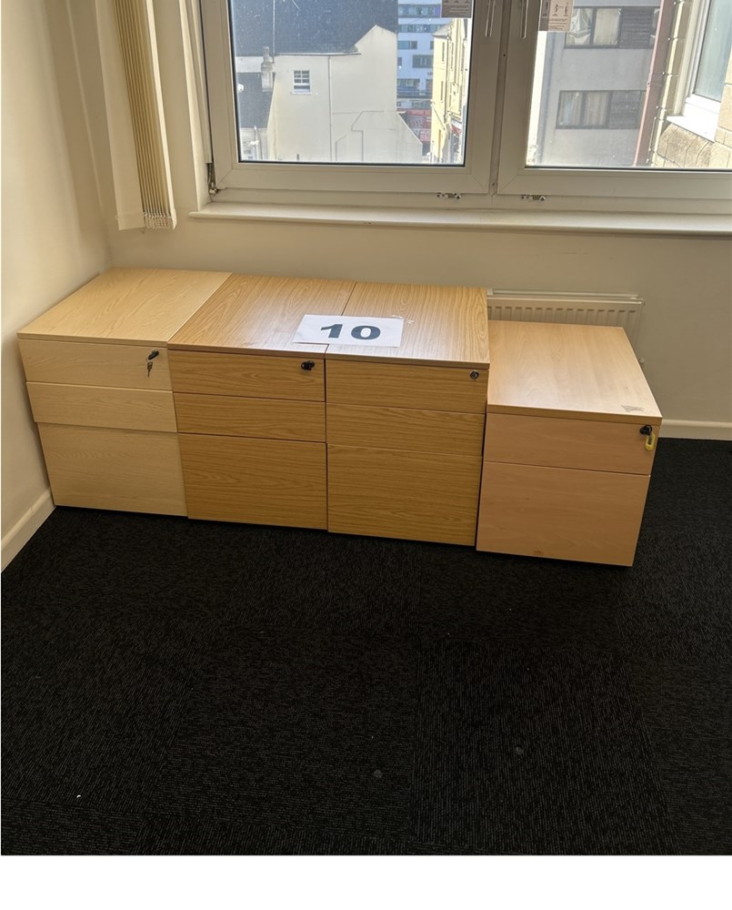 Under desk pedestal