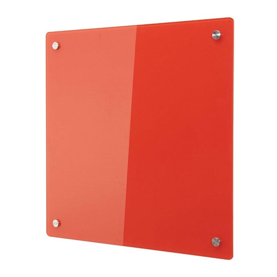 Red glass dry marker board