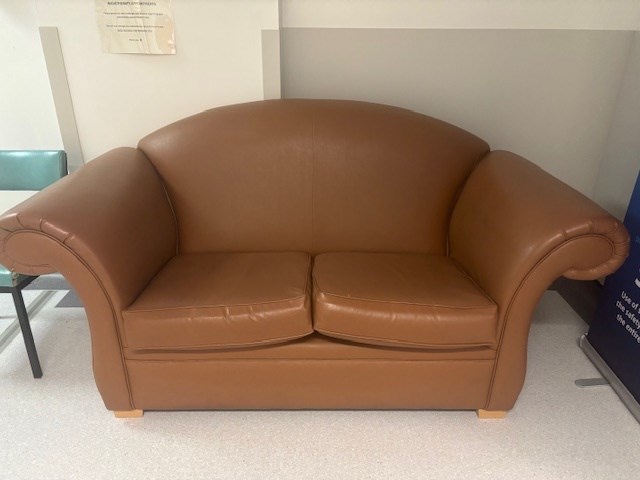 Leather sofa
