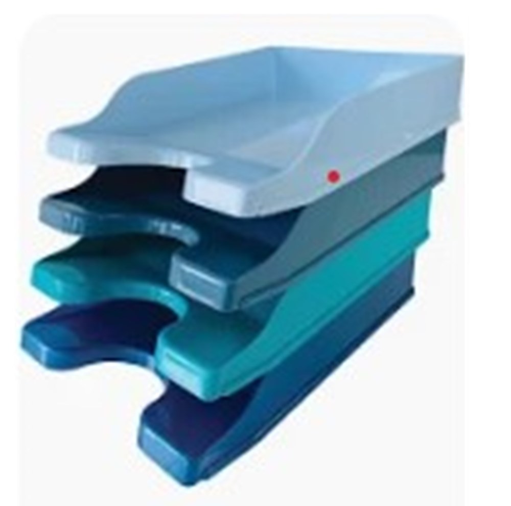 Plastic letter inbox trays