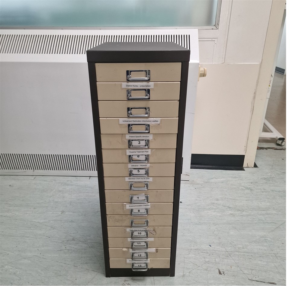 15 Drawer Filing cabinet 