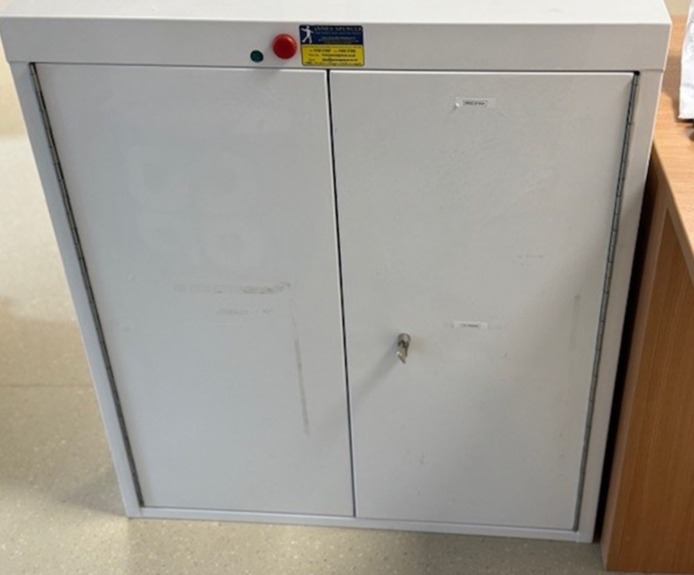 Metal Wall Cabinet - Lockable
