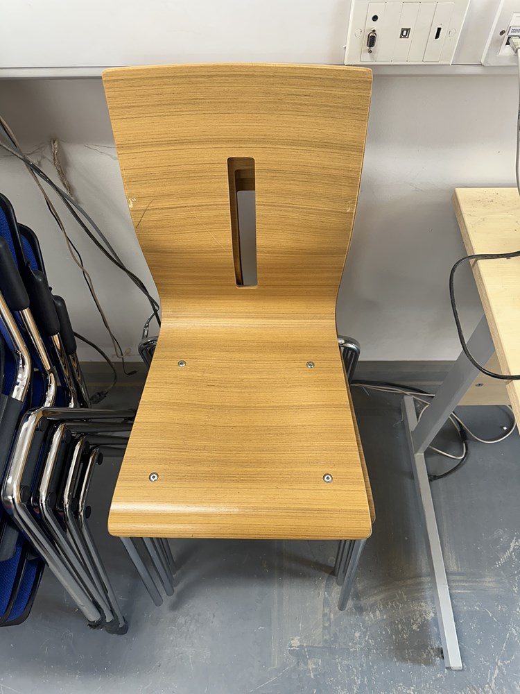 Wooden chairs