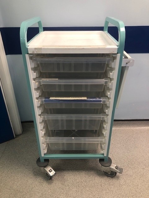 dressing trolley