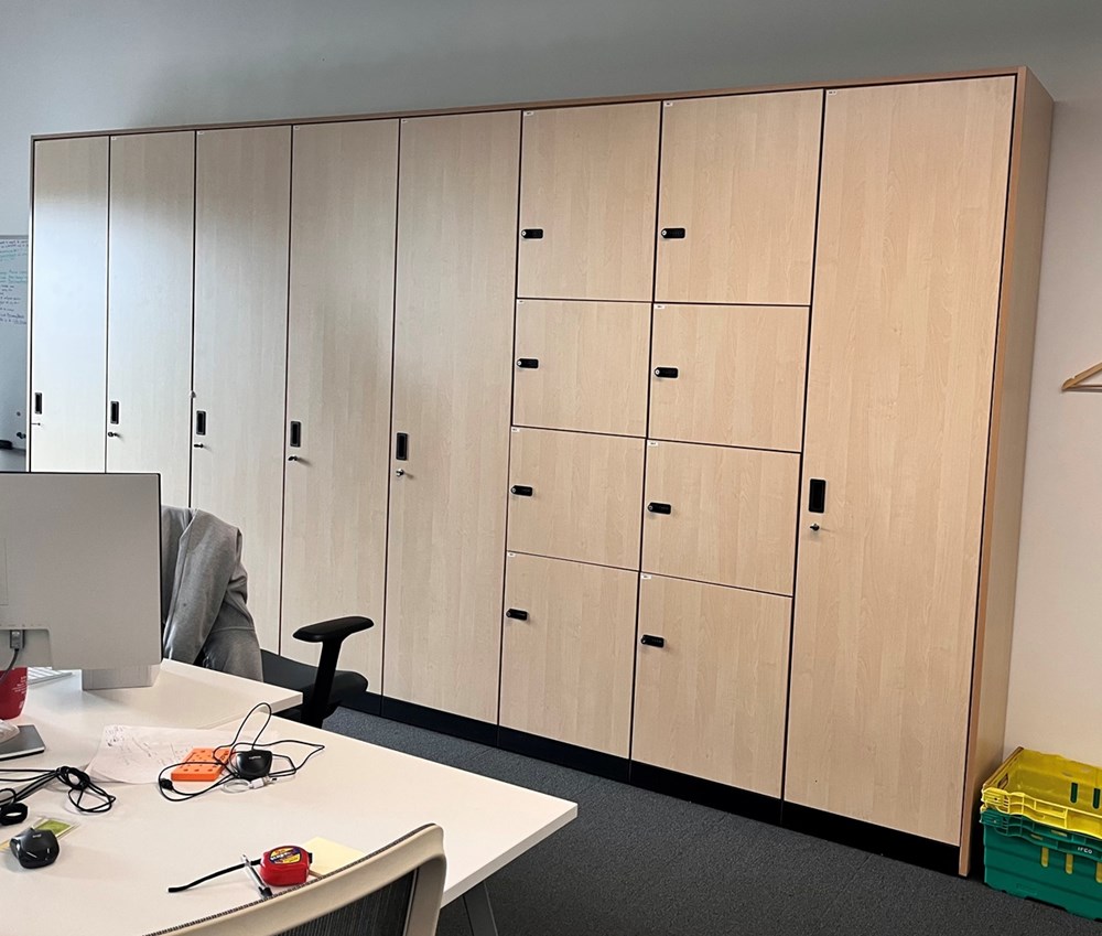 very large wall storage unit