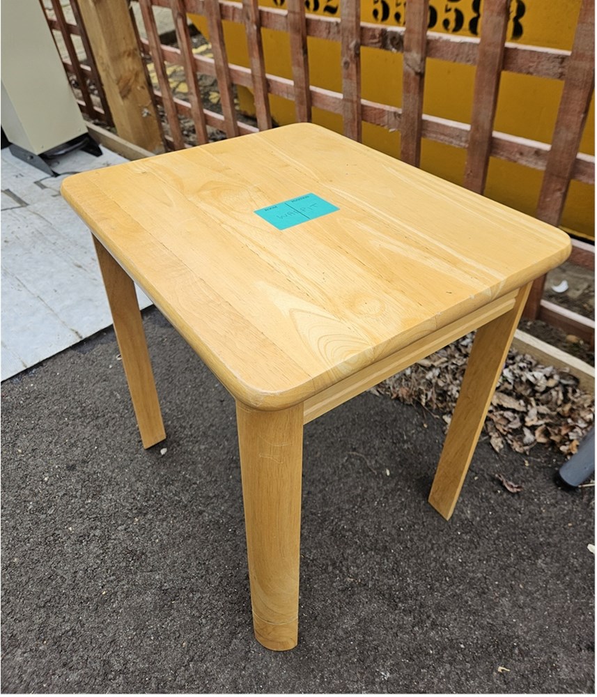Square coffee table