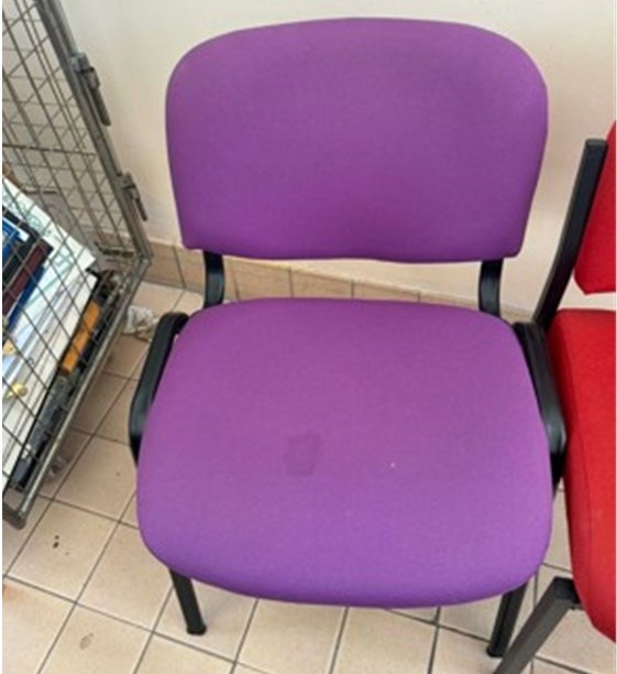 Purple Visitors Chair