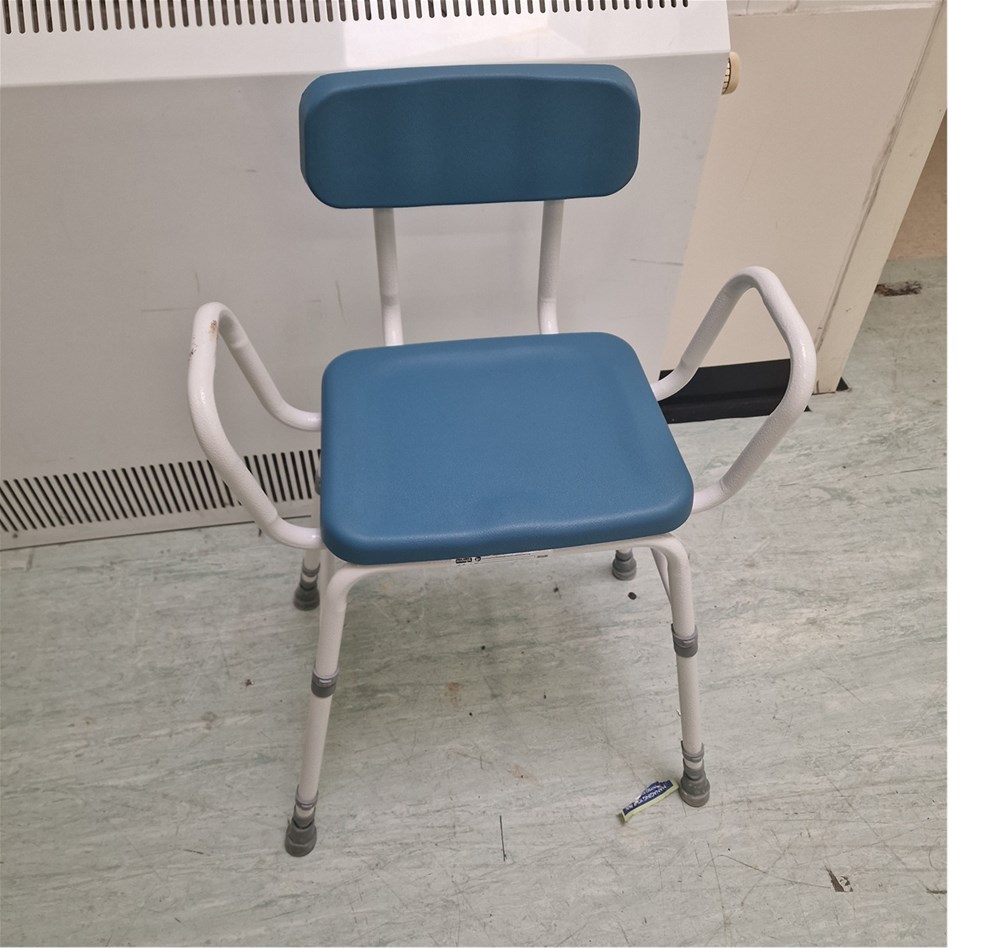 Padded Seat and Back Perching Stool
