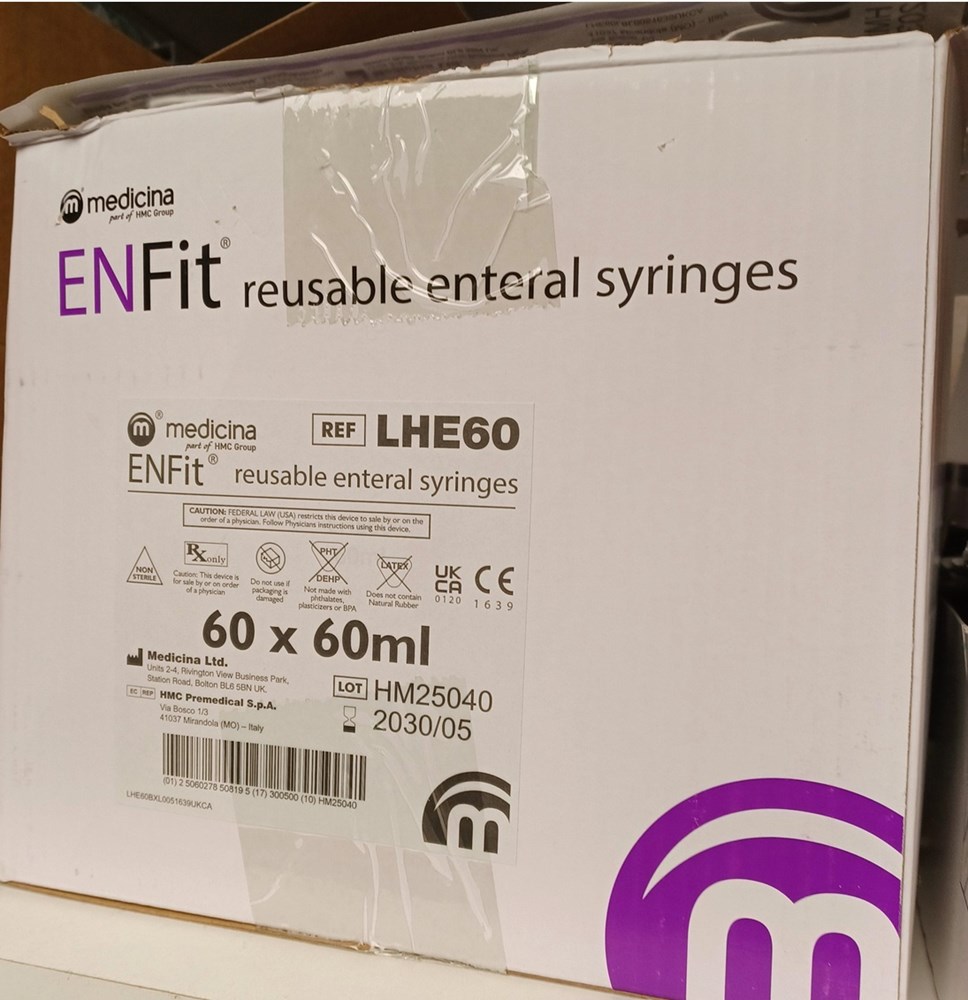 EN Fit Reusable Enteral Syringe 60ml