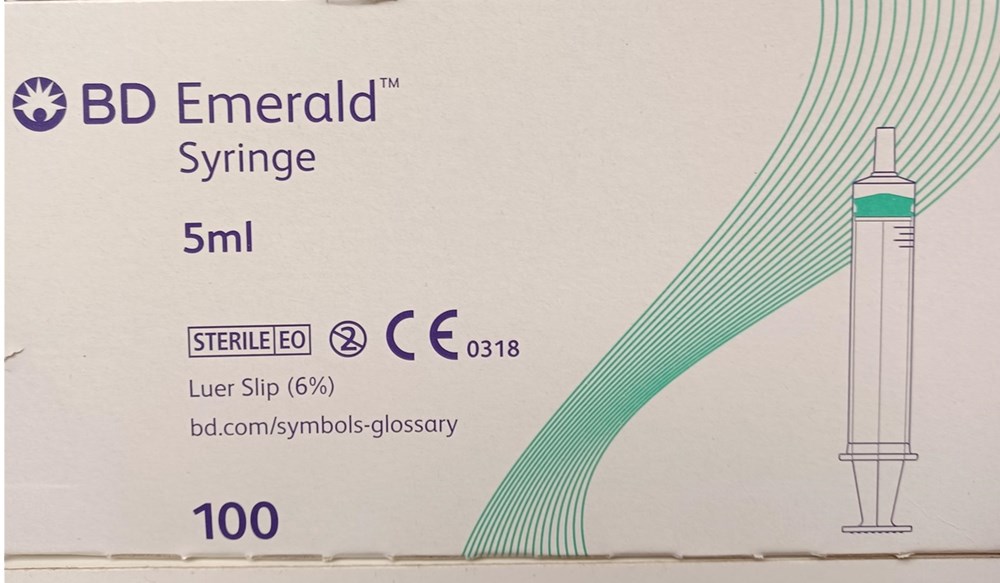 BD Emerald 5ml Syringe