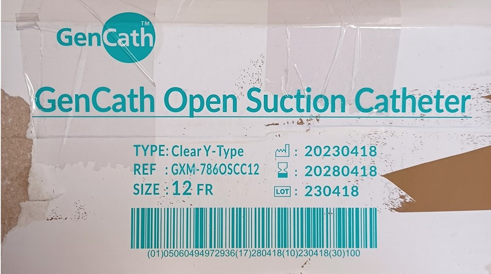 GenCath Open Suction Catheter 12FR