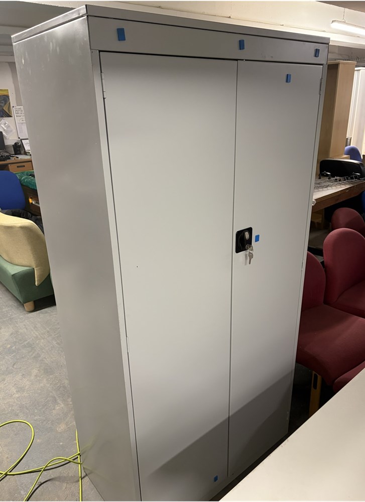 lockable metal cupboard