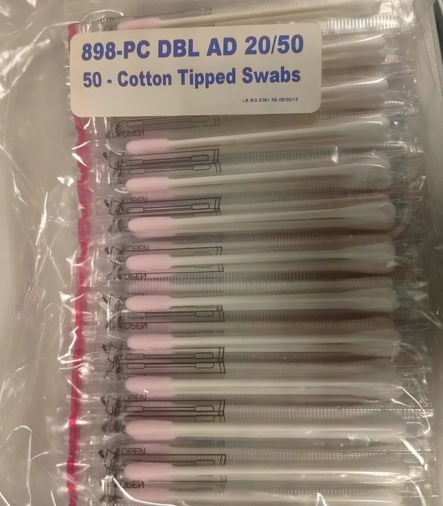 50 packs x 50 cotton tipped swabs