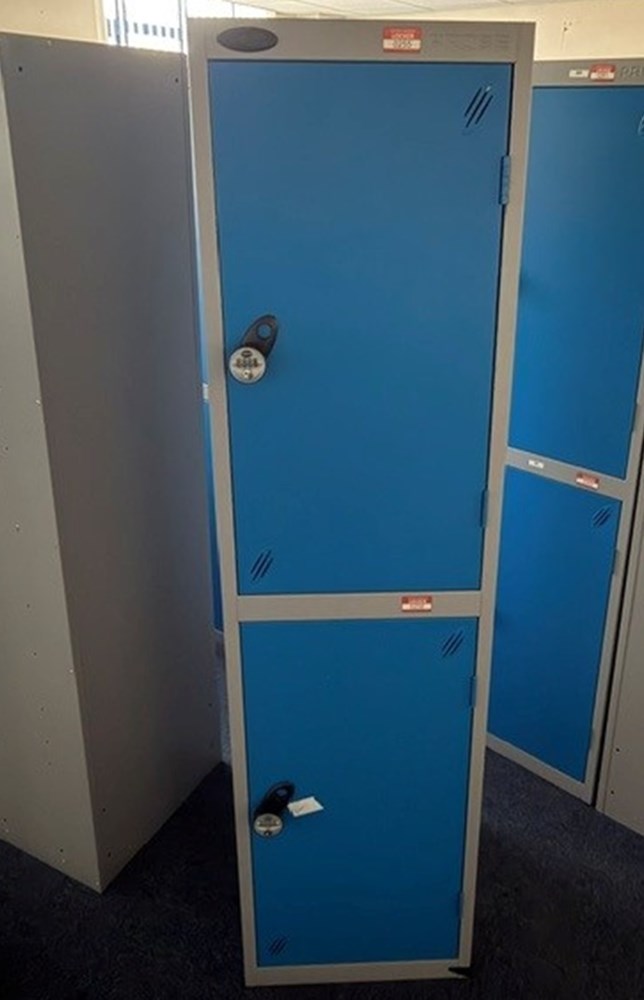 Used half uniform locker (2 door)