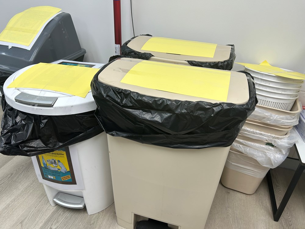 rubbish bins - various sizes