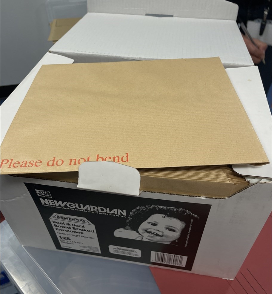 Manilla Board Back Envelopes 267x216mm (125 pack)