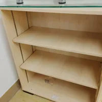 Wooden Storage Shelving Unit with 2 Adjustable Shelves