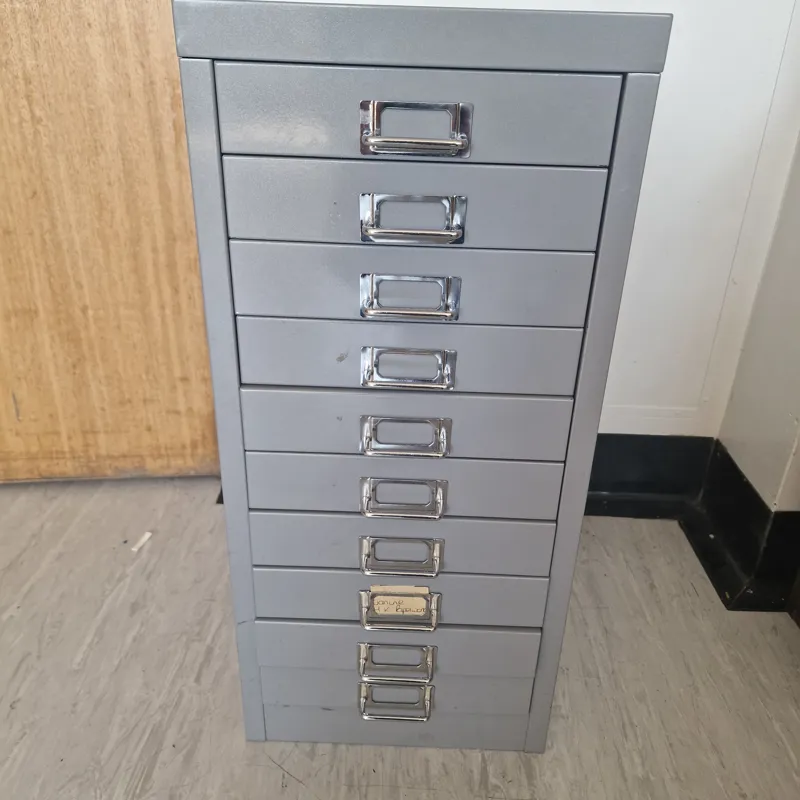 Metal Filing Cabinet - 10 Drawer Steel Storage Unit