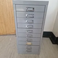 Metal Filing Cabinet - 10 Drawer Steel Storage Unit