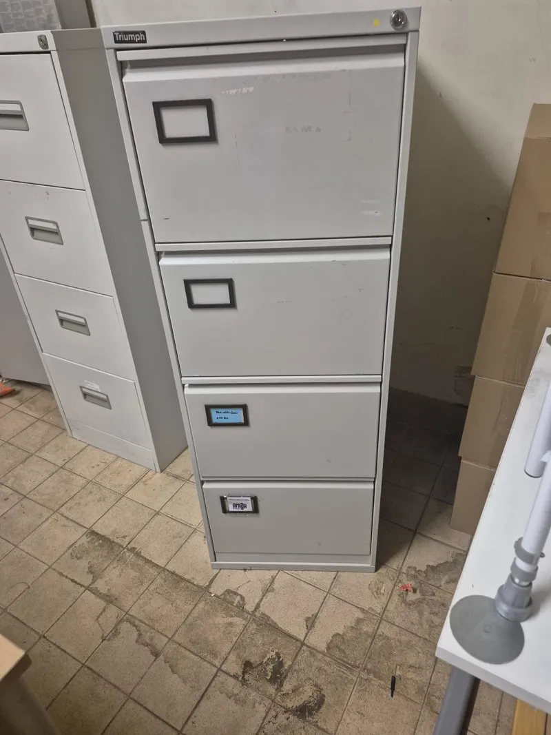 Triumph 4-Drawer Filing Cabinet - White