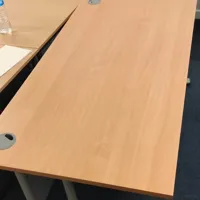 Beech office/conference table/desk
