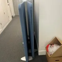 Blue Fabric Upholstered Panels/Dividers - Qty 2
