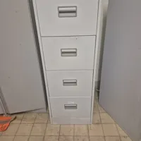BISLEY 4-Drawer Filing Cabinet, White