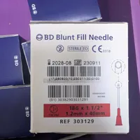 BD Blunt Fill Needle 18G x 1.5" Sterile Medical Supplies