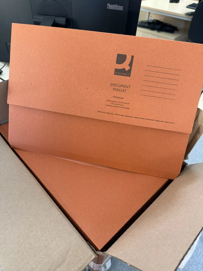 Brand new unused - Document Wallet Pack of 50