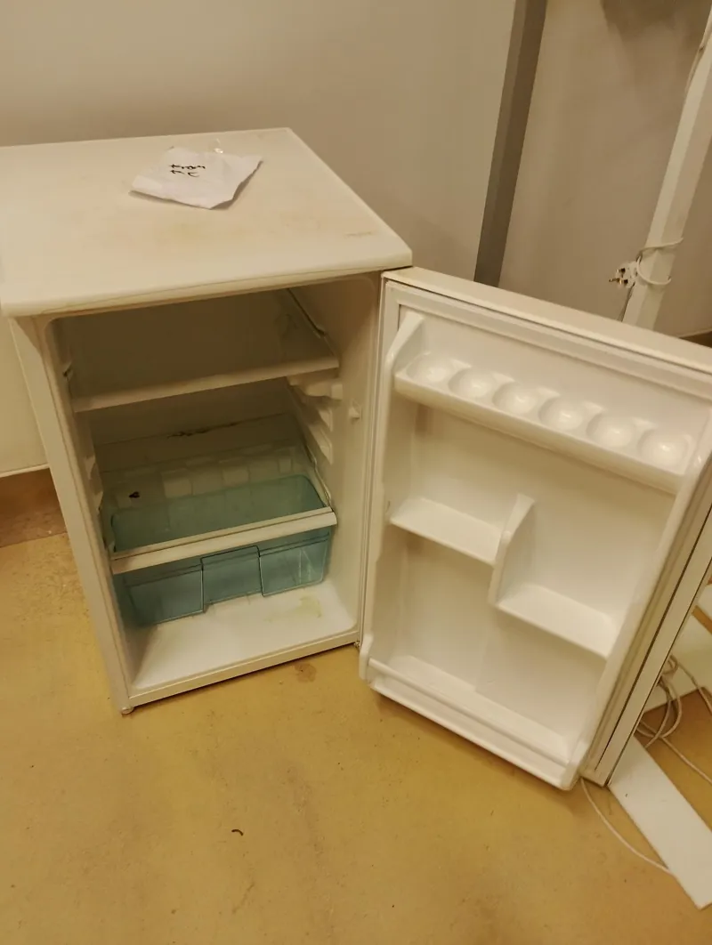 Small Under-Counter Refrigerator - Cream/White