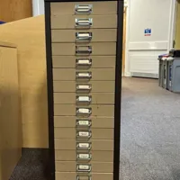 15-Drawer Filing Cabinet - Lateral File Storage Unit