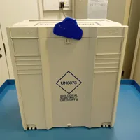 MedDXTAINER Medical Sample Carrier. UN3373