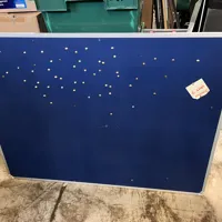Large Blue Notice Board
