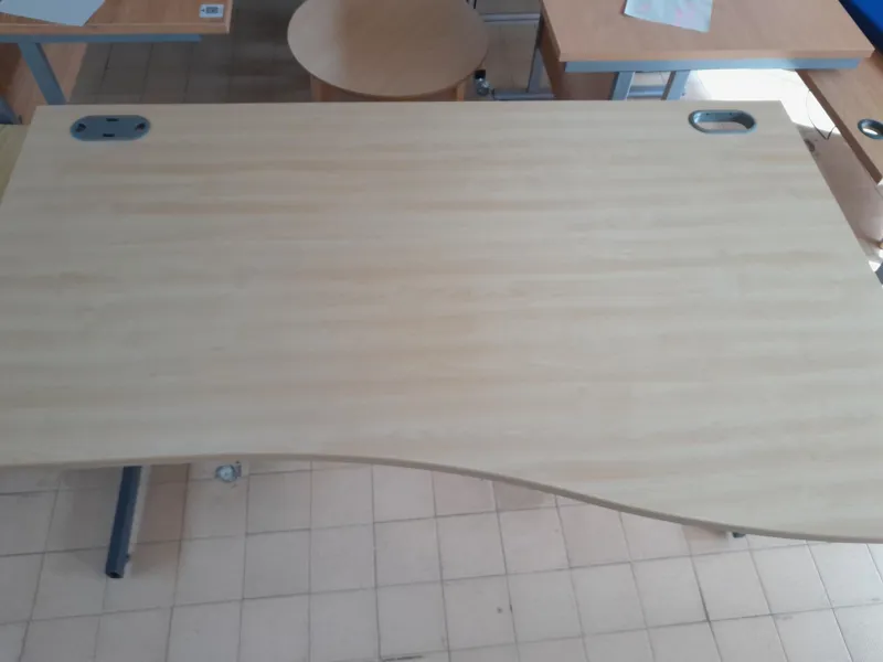 Large Light Wood Desk