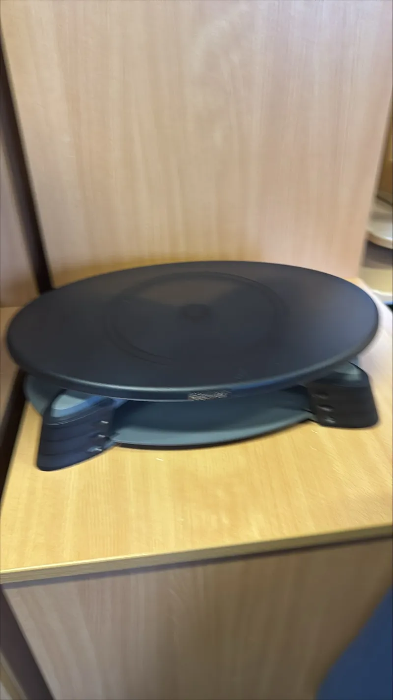 Monitor/Screen Riser Stand - Blue Plastic Desktop