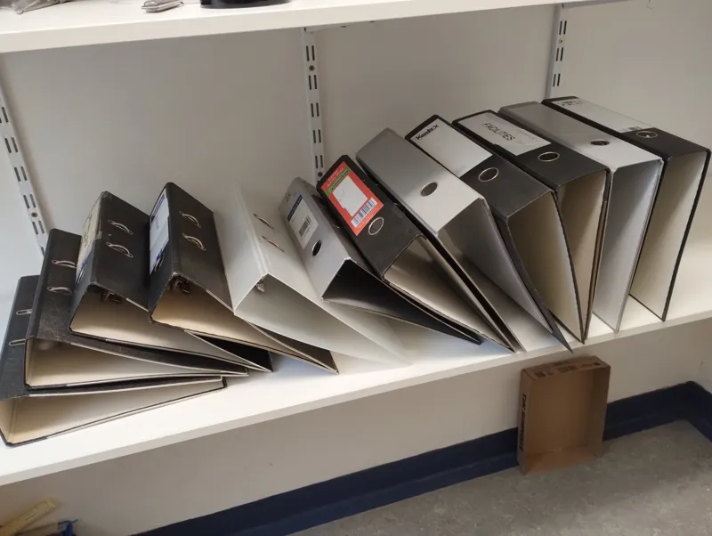 Lever Arch Ring Binder Archive Files - Mixed Colours - Quantity 10+