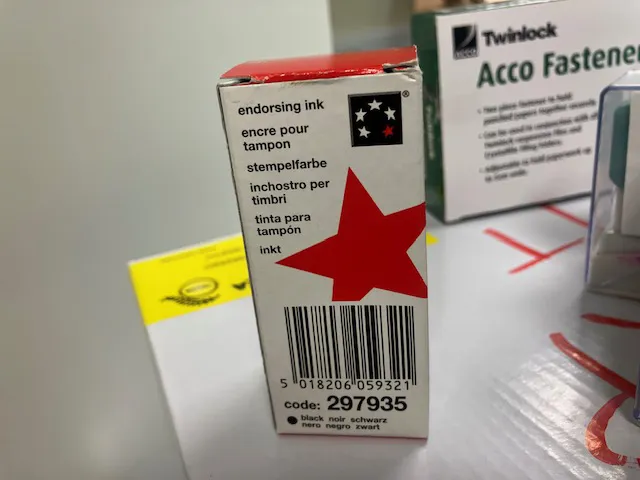 Endorsing Ink Pad for Rubber Stamps