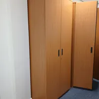 Wooden Office Storage Cupboards with Shelving and Drawers