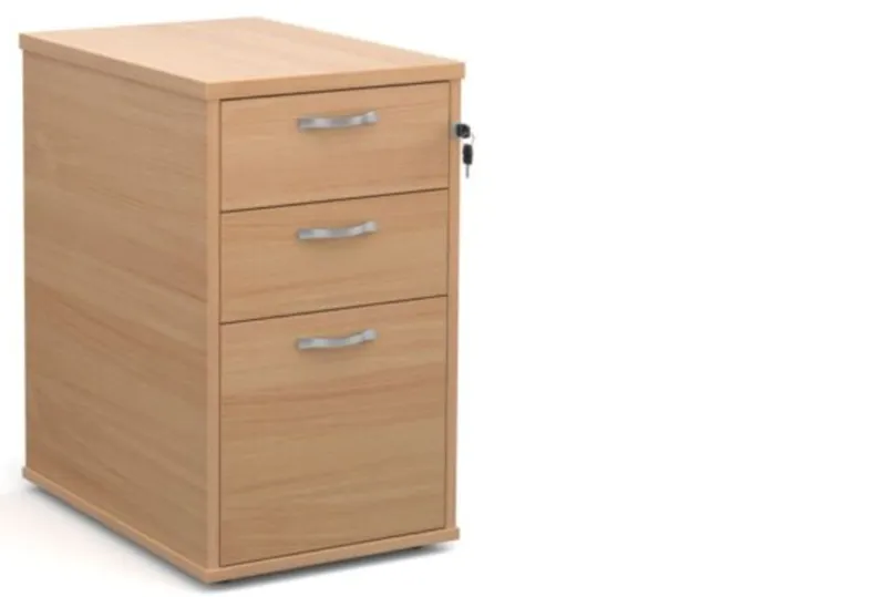 Desk high 3 draw pedestal- lockable