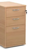 Desk high 3 draw pedestal- lockable