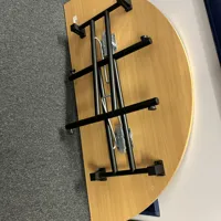 4 half circle tables