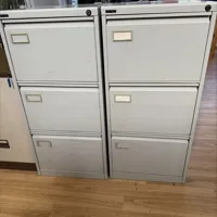 Pargo 3-Drawer Filing Cabinets (Pair)