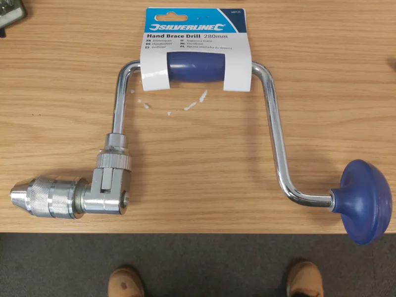 Silverline Hand Brace Drill 280mm