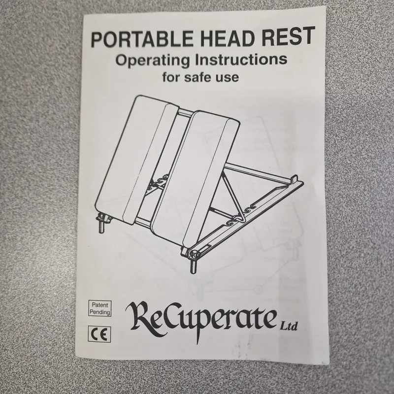 Portable Head Rest - Recuperate Ltd
