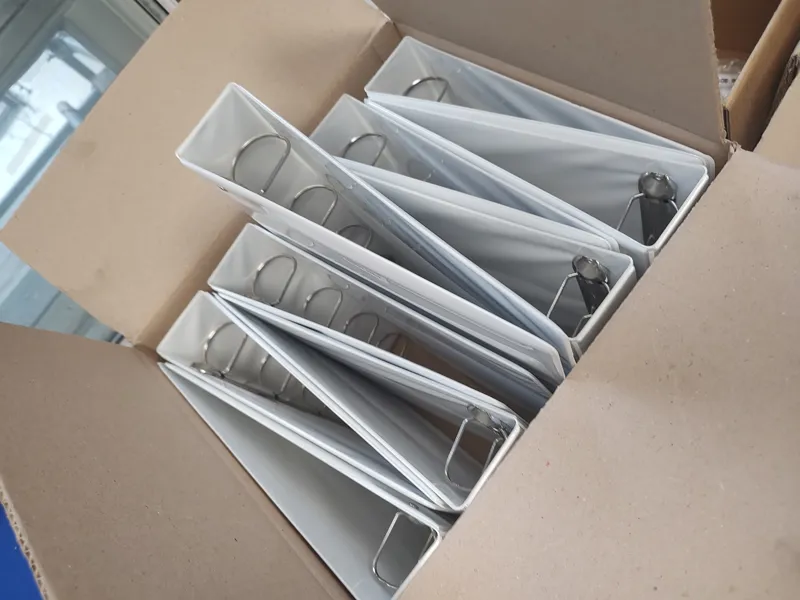 Ring Binders White PVC