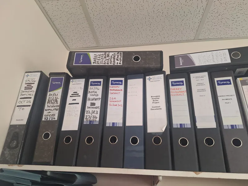 Mixed files/ring binders