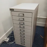 Triumph 10-Drawer Storage Cabinet, White