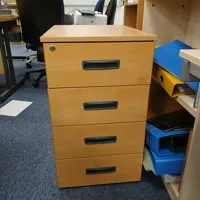 Wooden 4-Drawer Storage Cabinet/Chest